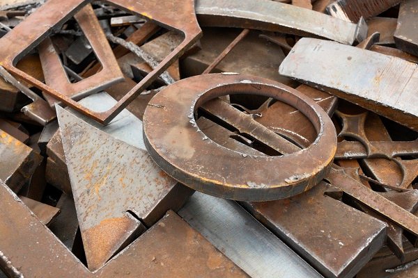 The change in scrap metal prices in the United States